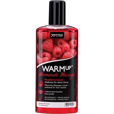 Masāžas eļļa Warm up Raspberry 150 ml
