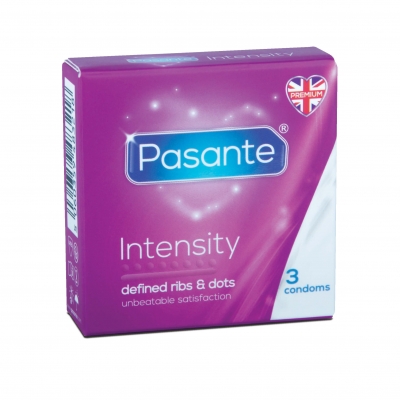 Prezervatyvai Pasante Intensity 3 vnt.