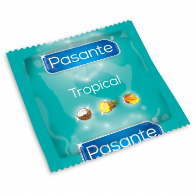 Prezervatīvi Pasante Tropical flavours 3.gab