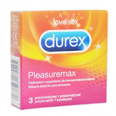 Prezervatīvi DUREX Pleasuremax N3