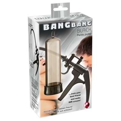 Dzimumlocekļa pumpis Bang Bang (melns)