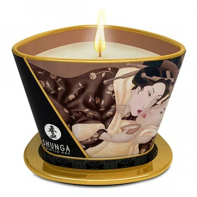 Masažinė žvakė Shunga Candle Chocolate
