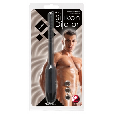 Šlaplės vibratorius - plėstuvas Silikon Dilator