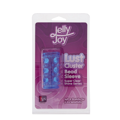 JELLY JOY zila dzimumlocekļa uzmava